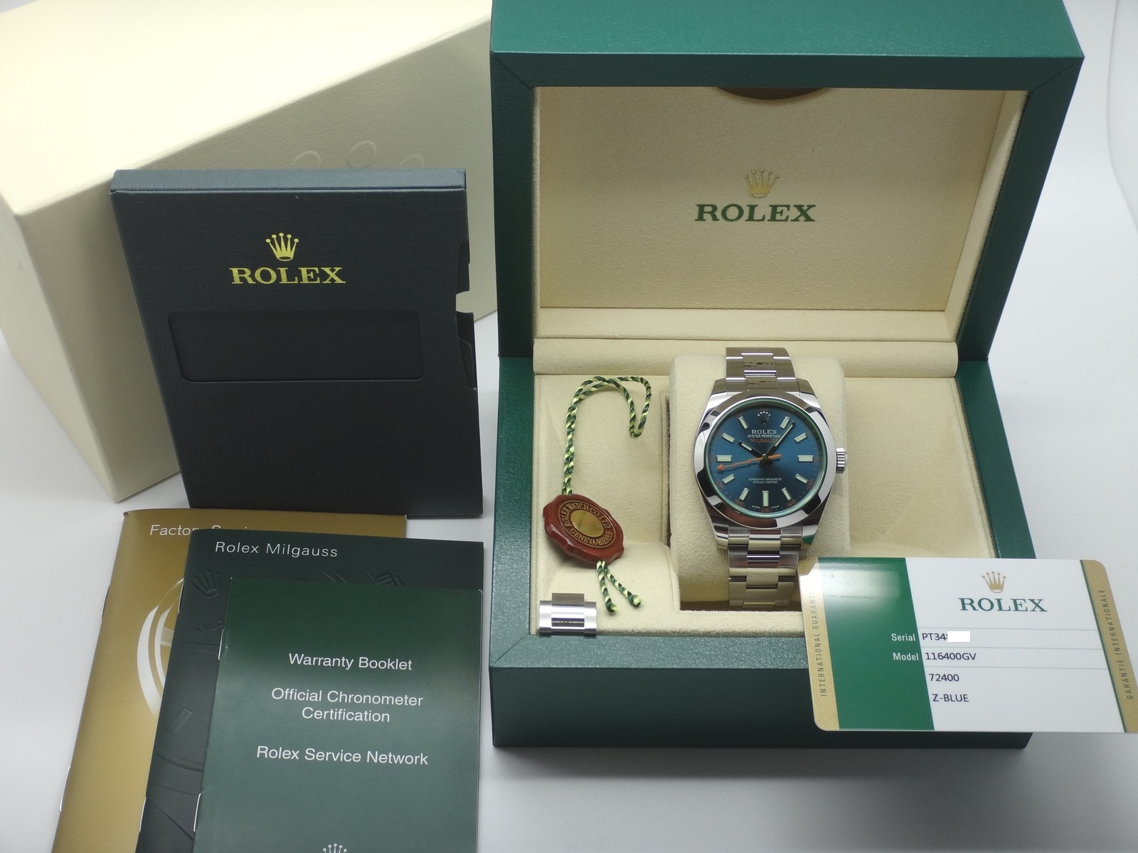 rolex milgauss box